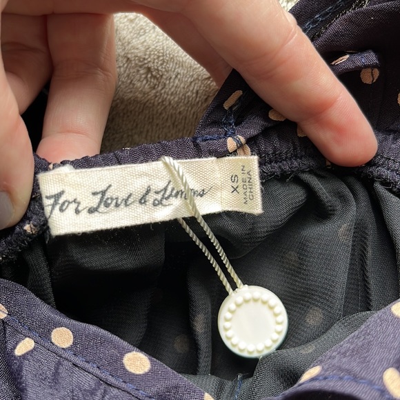 🤩 For Love And Lemons Polka Dot Crop Top - Picture 7 of 9